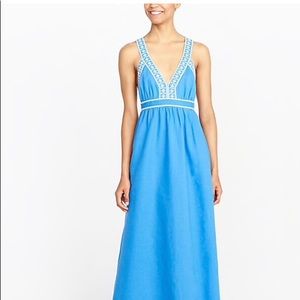 Jcrew Eyelet Maxi Dress